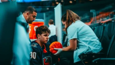 Photo of Jeremy Langlois Injury Update From Maine hockey